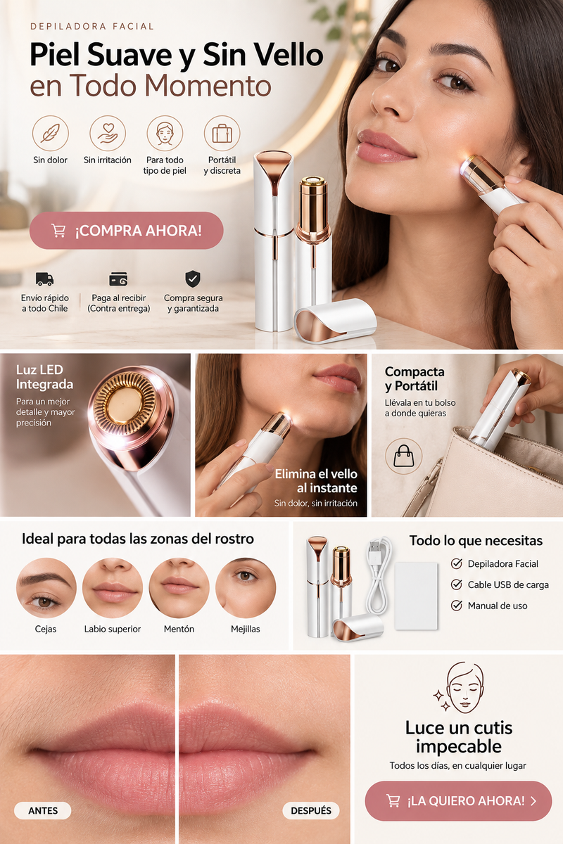 Depiladora Facial
